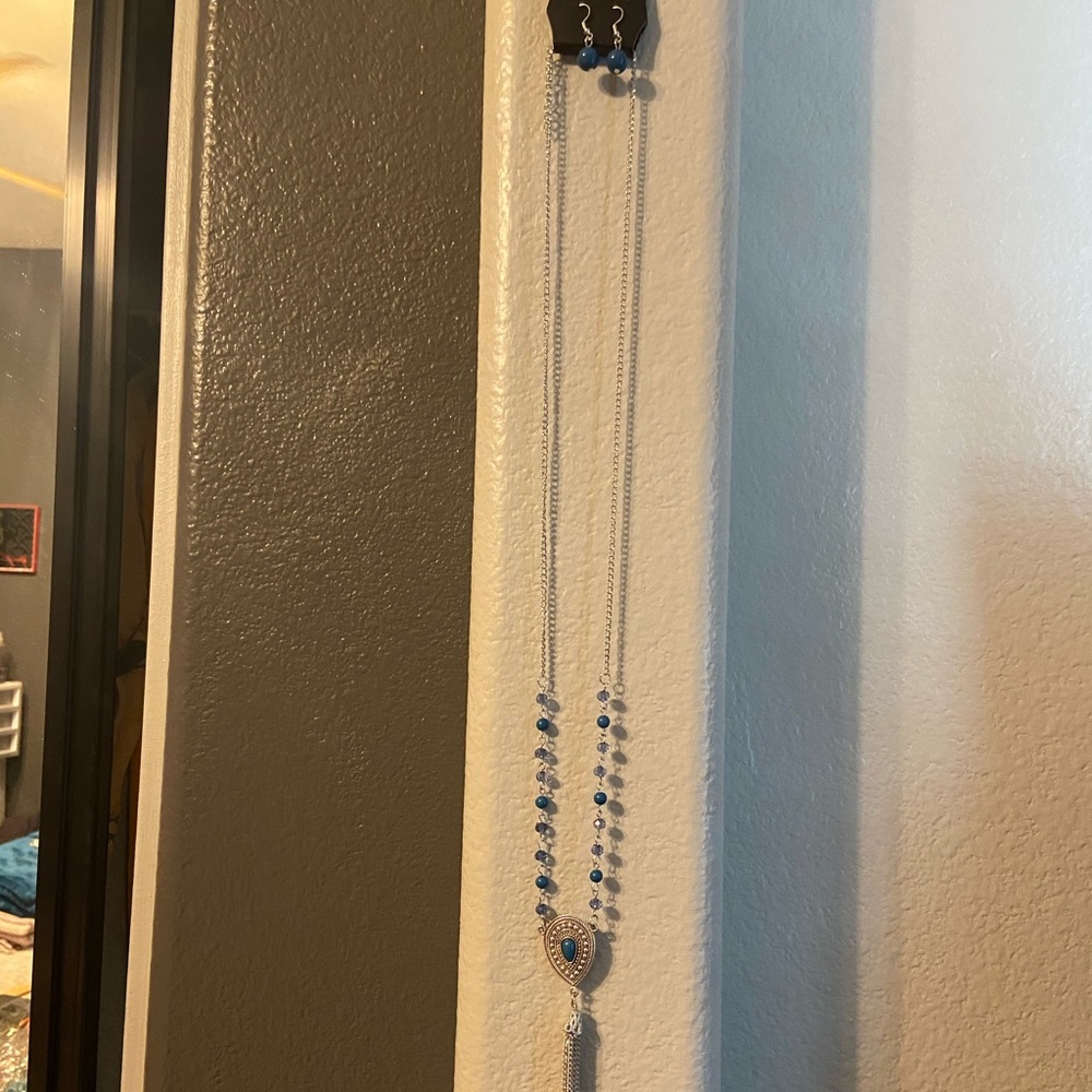 Necklace and earrings